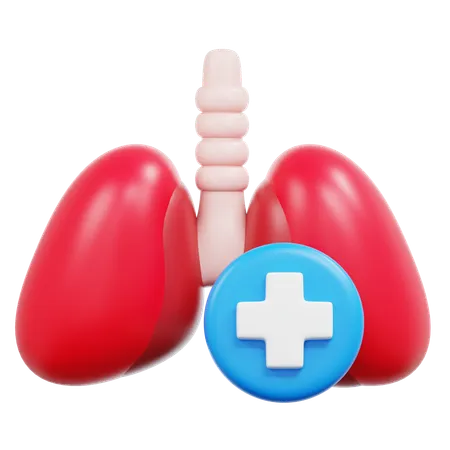 Control de pulmones  3D Icon