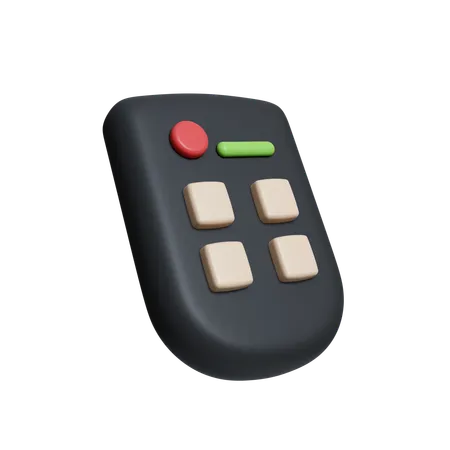 Control remoto  3D Icon