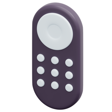 Control remoto  3D Icon