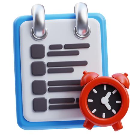 Control_schedule  3D Icon