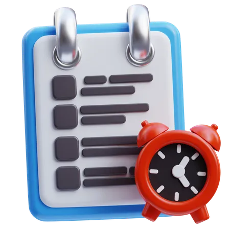 Control_schedule  3D Icon