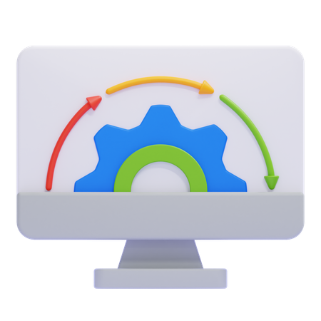 Control System  3D Icon