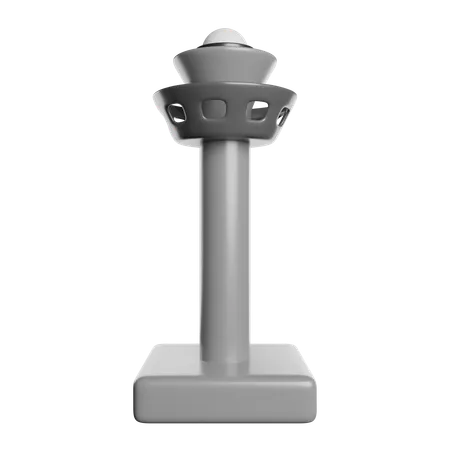 Control Tower Building 3D Icon