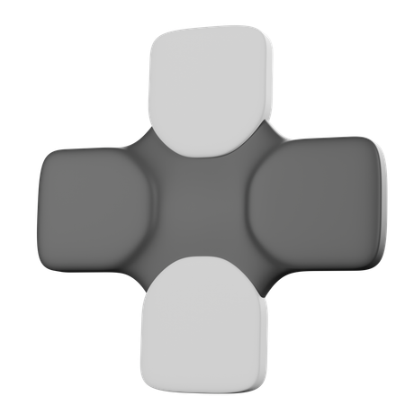 Controlador d pad pressionando os botões para cima e para baixo  3D Icon