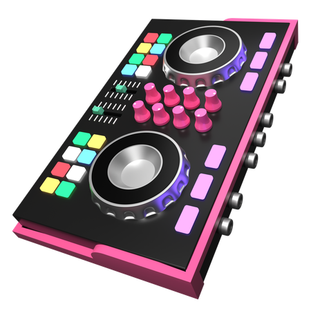 Controlador de dj  3D Icon
