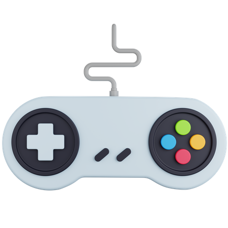 Controlador de jogo com fio  3D Icon