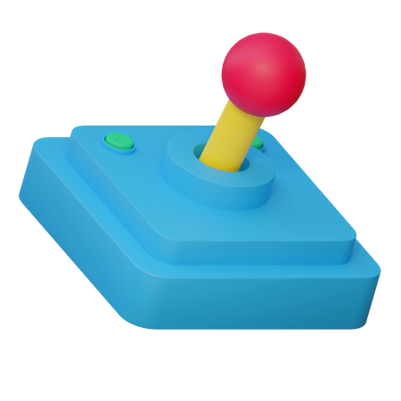 Controlador de joystick  3D Icon