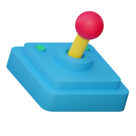 Controlador de joystick  3D Icon