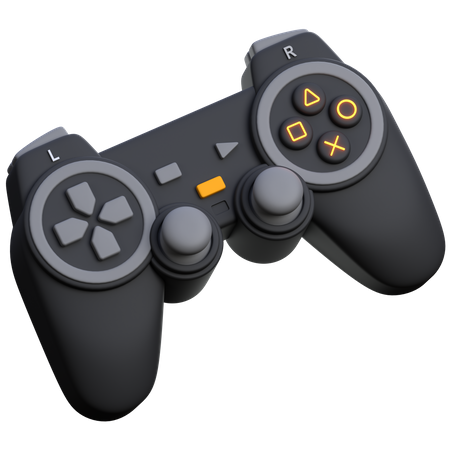 Controlador de joystick  3D Icon