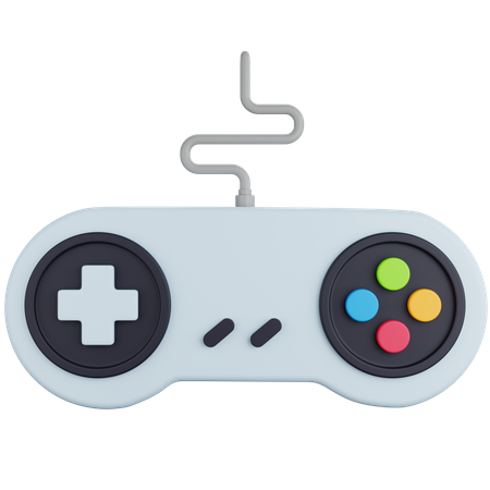 Controlador de juego con cable  3D Icon