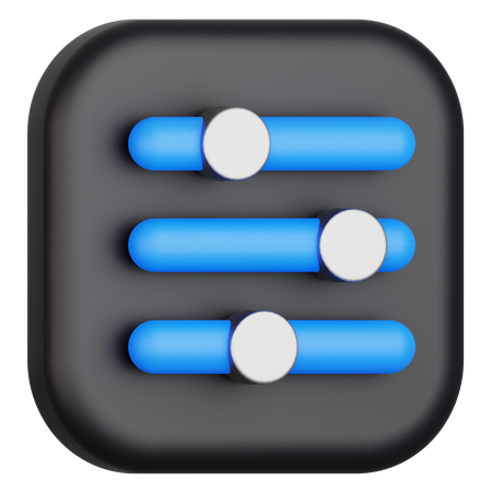 Controlador de música  3D Icon