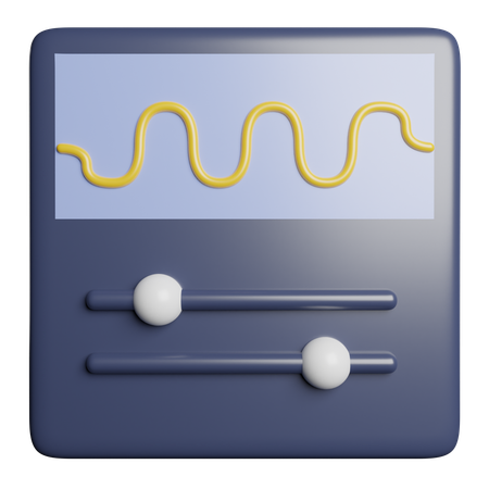 Controlador de som  3D Icon