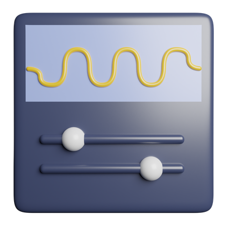 Controlador de sonido  3D Icon