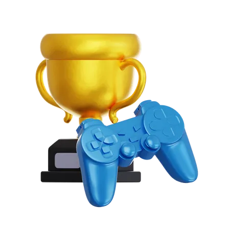 Ganador del juego del controlador  3D Icon