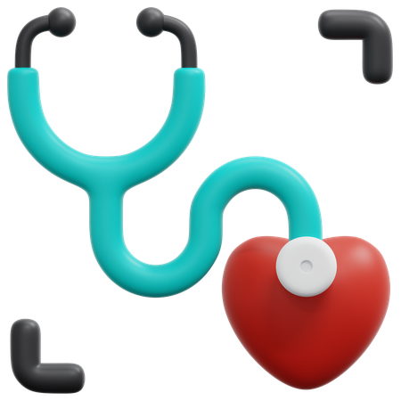Contrôle cardiaque  3D Icon