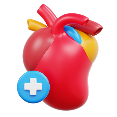 Contrôle cardiaque  3D Icon