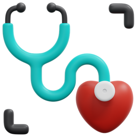 Contrôle cardiaque  3D Icon