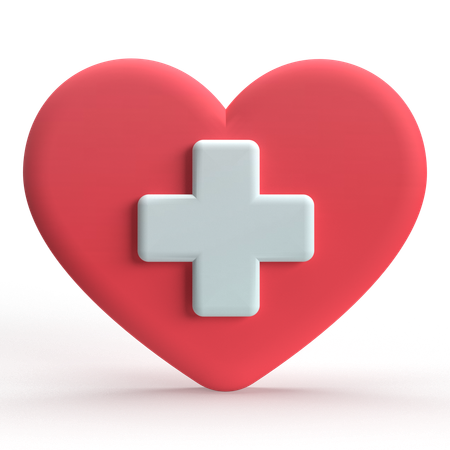 Contrôle cardiaque  3D Icon