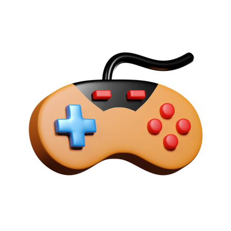 Controle de jogo clássico  3D Icon