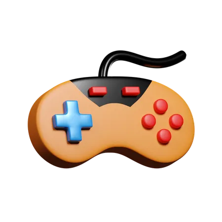 Controle de jogo clássico  3D Icon