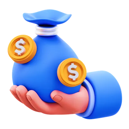 Controle de negócios  3D Icon