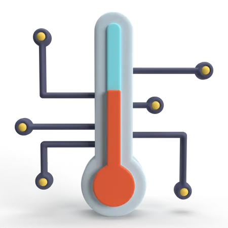 Controle de temperatura  3D Icon