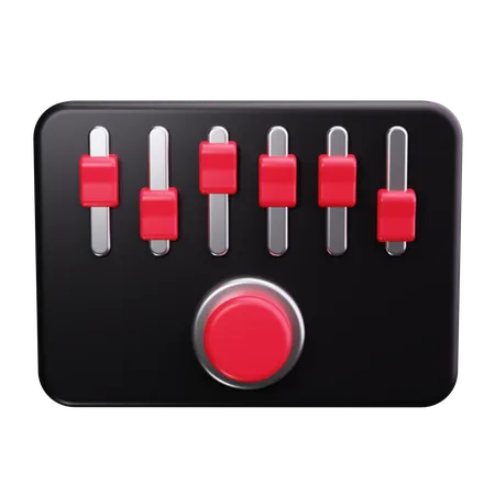 Controle de volume  3D Icon