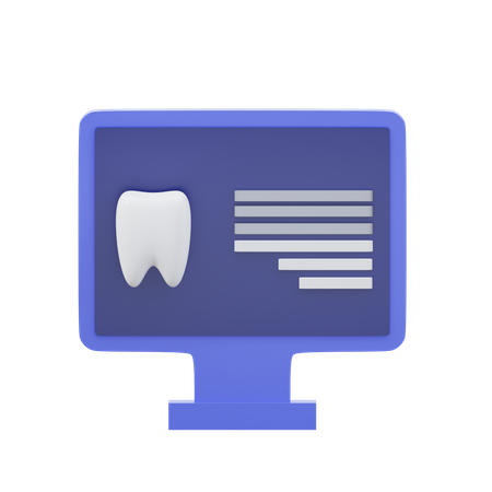 Examen des dents  3D Icon