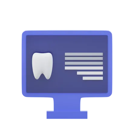 Examen des dents  3D Icon