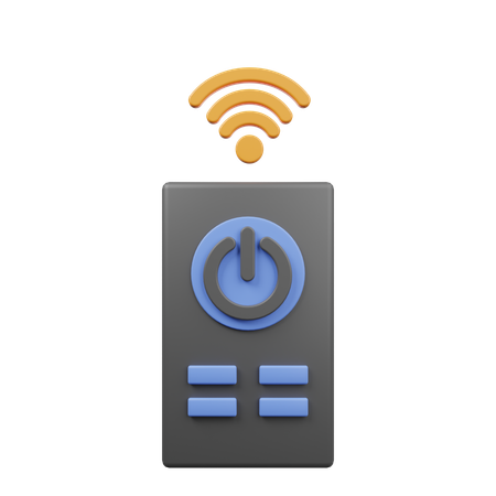 Controle remoto inteligente  3D Icon