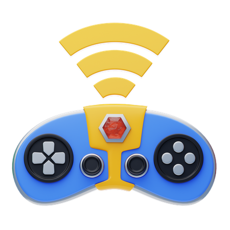 Gamepad sem fio  3D Icon