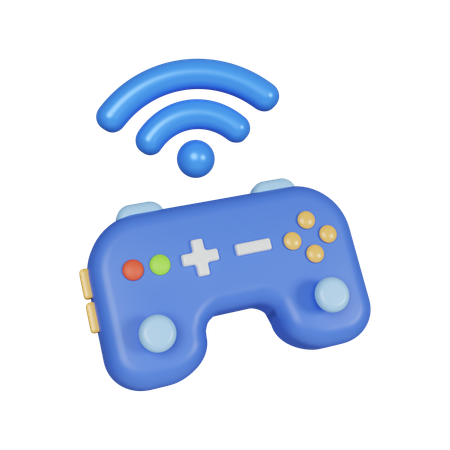 Gamepad wi-fi  3D Icon