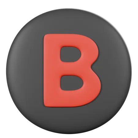 Bouton b du contrôleur  3D Icon