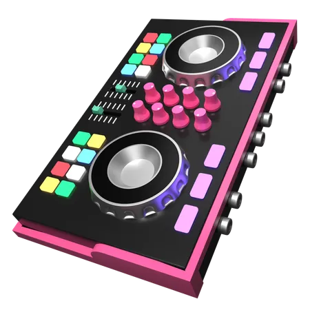 Contrôleur DJ  3D Icon