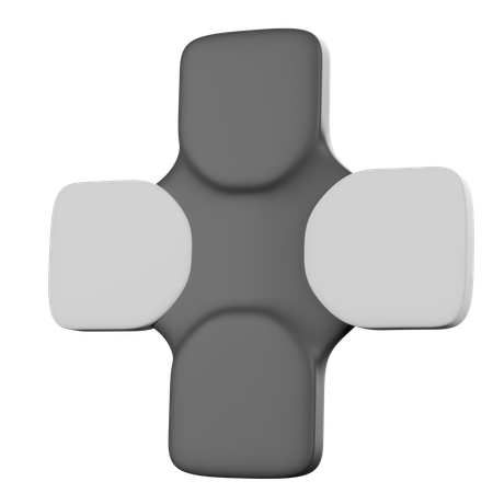 Controller D Pad Pressing Left And Right Buttons  3D Icon