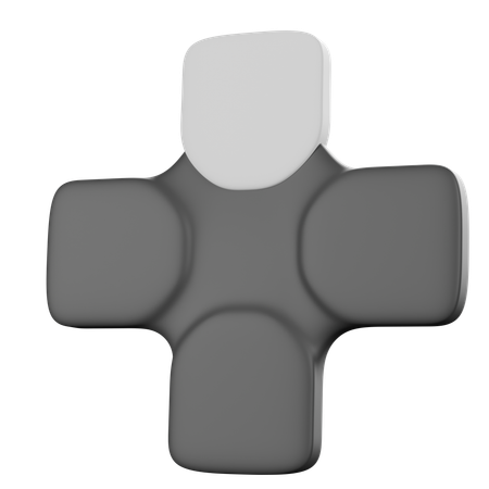 Controller D Pad Pressing Up Button  3D Icon