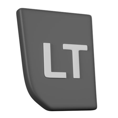Controller Lt Button  3D Icon