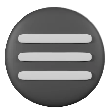 Controller Start Button  3D Icon