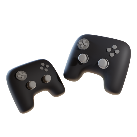 Controllers  3D Illustration