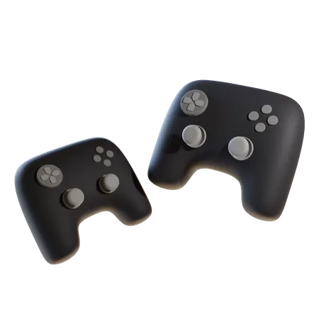 Controllers  3D Illustration