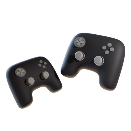 Controllers 3D Illustration