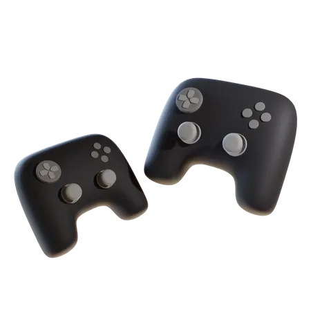 Controllers 3D Illustration