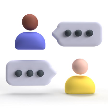 Conversação  3D Icon