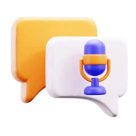 Conversação  3D Icon