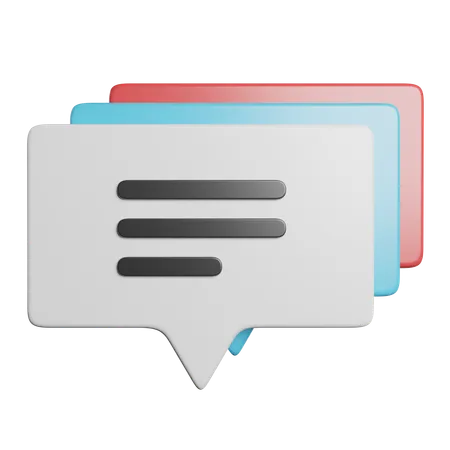 Conversação  3D Icon