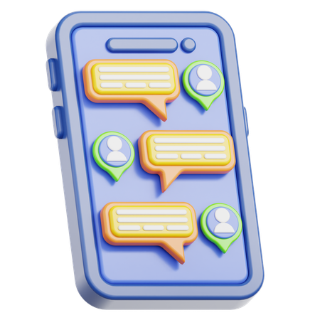 Conversação  3D Icon