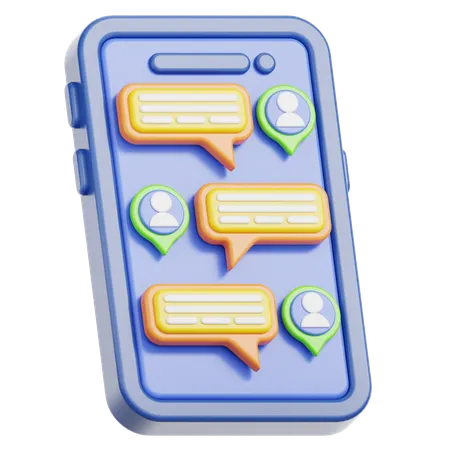 Conversação  3D Icon
