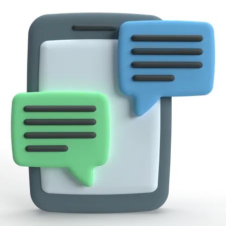 Conversação  3D Icon