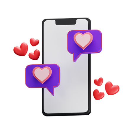 Conversa de amor  3D Icon