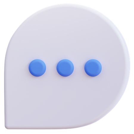 Conversa de bolha  3D Icon